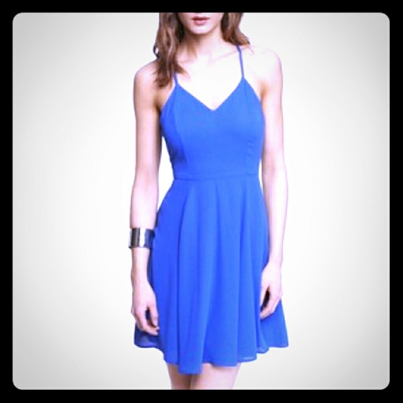 Express Dresses & Skirts - Blue Express Dress Express Dresses & Skirts - Blue Express Dress